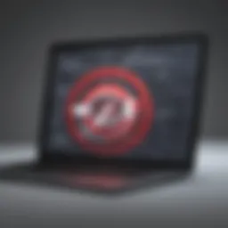 Visual representation of adblock VPN technology