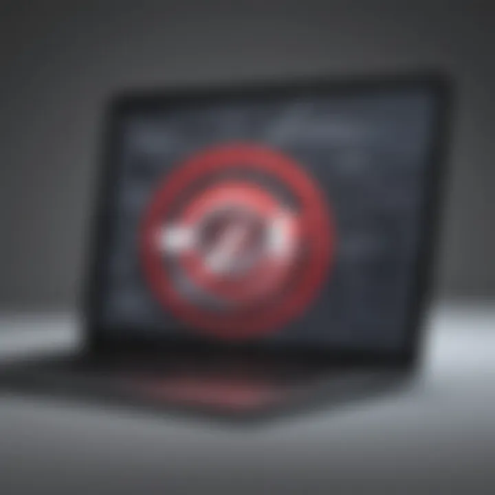 Visual representation of adblock VPN technology
