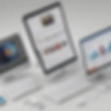 Diverse E-Learning Modules Developed with Adobe Captivate A visual representation of various e-learning modules created with Adobe Captivate.
