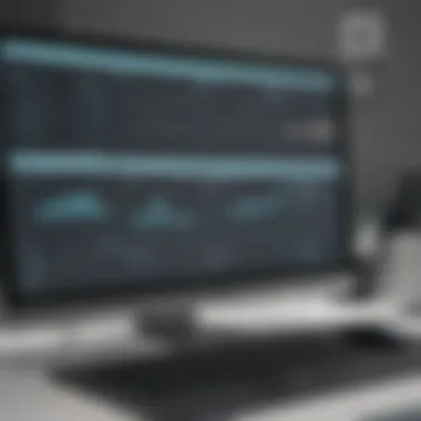 Performance Analytics Feature Data analytics feature demonstrating intranet performance metrics