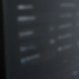 User interface of remote login software showcasing functionality