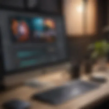 Creative Tools in Photo Editing Software Screen showcasing creative editing tools