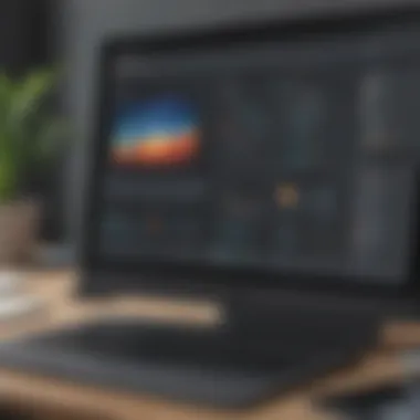 User-Friendly Dashboard of Photo Editing Software User-friendly dashboard design of photo editing software