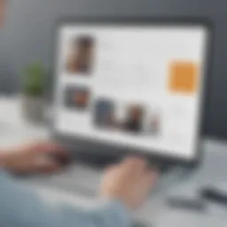 Visual representation of the Booksy interface showcasing features.