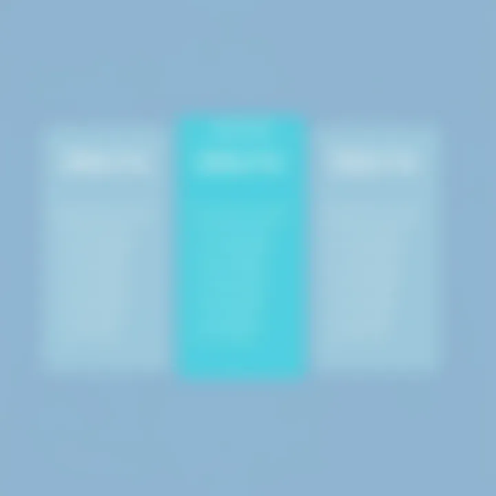 Canva Pro Pricing Overview Visual representation of pricing tiers for Canva Pro