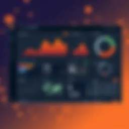 Visual representation of Grafana's dashboard layout