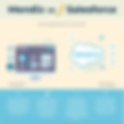 Comparison of Mendix and Salesforce functionalities