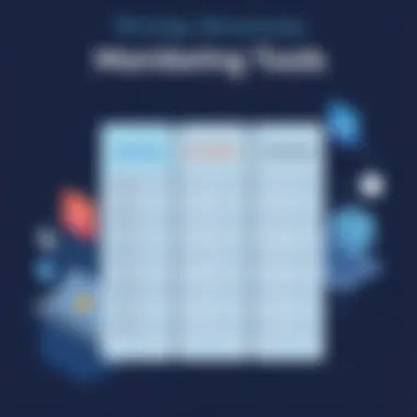 Comparison chart of pricing structures for monitoring tools
