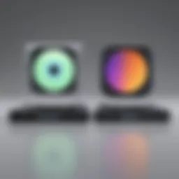 Visual comparison of content recommendation platforms