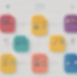 Visual representation of BPM and CRM functionalities
