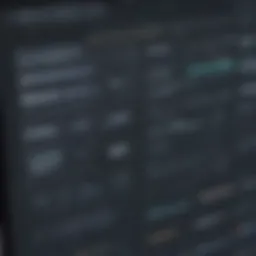 Advanced interface of equipment maintenance software