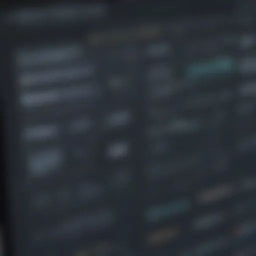 Advanced interface of equipment maintenance software