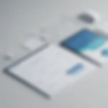 Automated payroll processing illustration