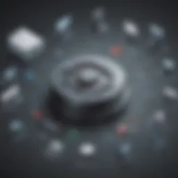 Illustration depicting the components of Ivanti IT Asset Management