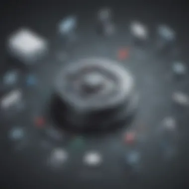 Illustration depicting the components of Ivanti IT Asset Management