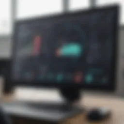 Dashboard interface of car dealership management software showcasing key metrics and analytics.