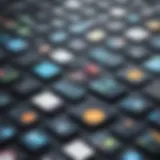 Visual representation of diverse mobile app platforms