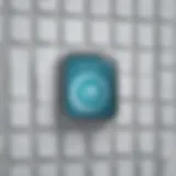 Visual representation of an organized contact list
