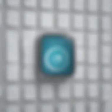 Visual representation of an organized contact list