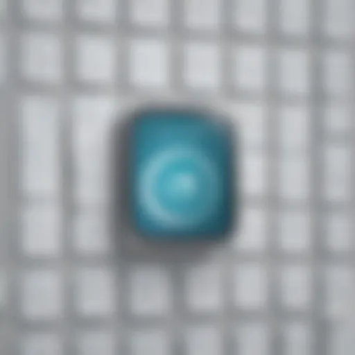 Visual representation of an organized contact list