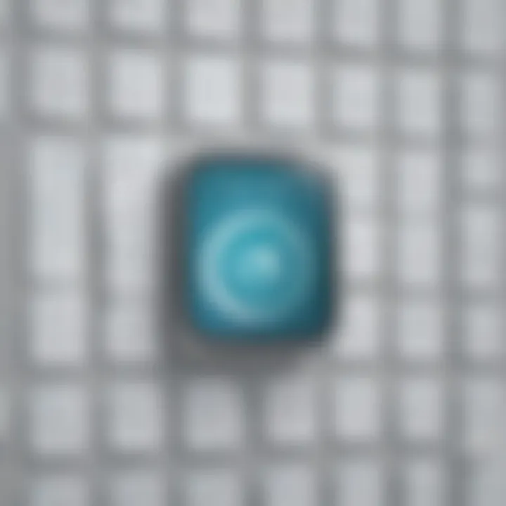 Visual representation of an organized contact list