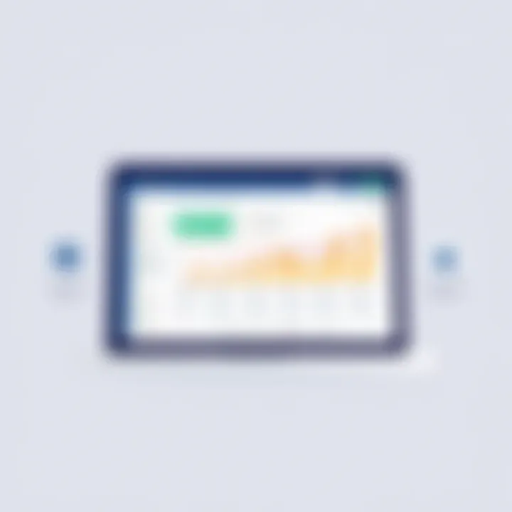 A sophisticated user interface of a network marketing prospect tracking tool.