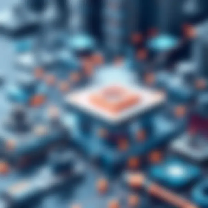 Visual representation of data architecture principles