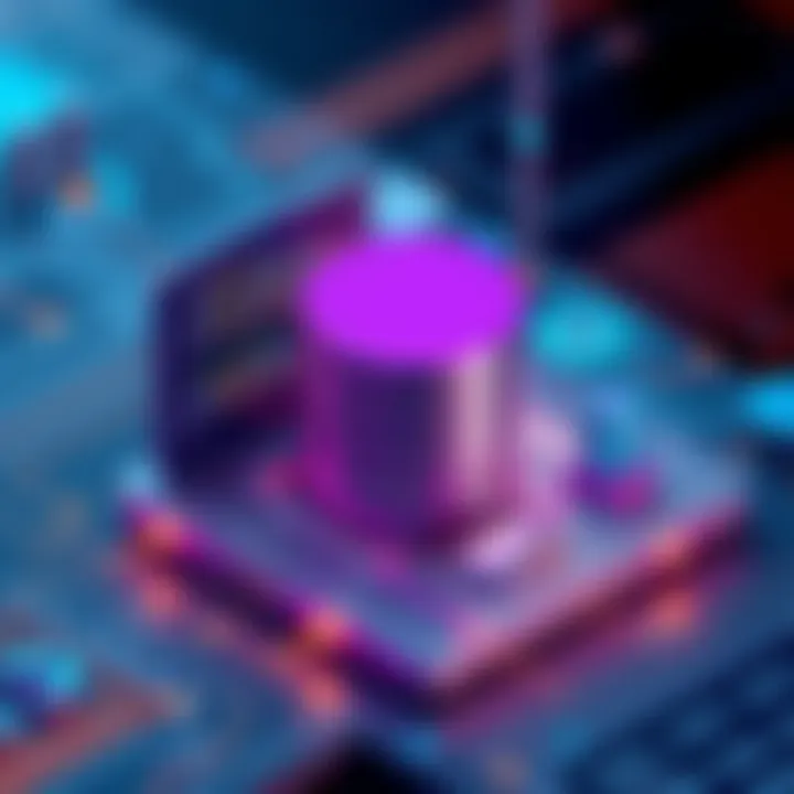 Database design layout showcasing effective structure