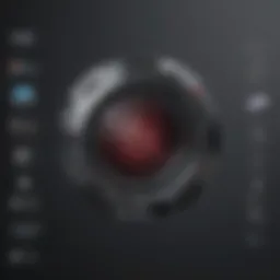 Visual representation of Adobe Dimension Free interface showcasing its design tools.