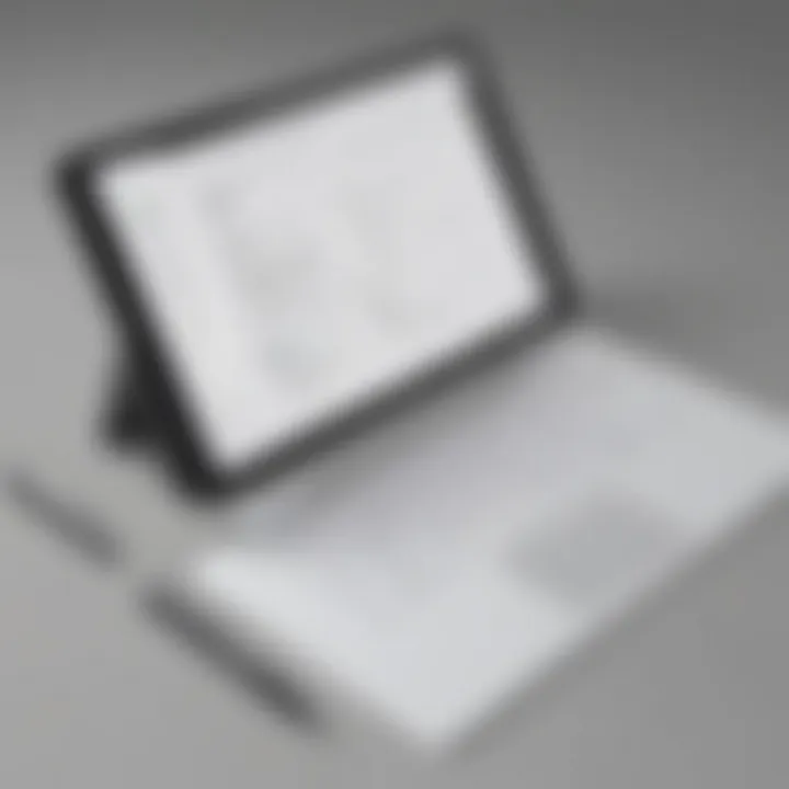 A modern interface of a digital note-taking app on Windows