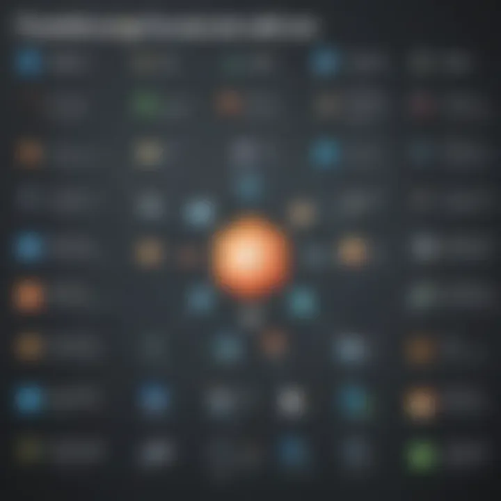 Comparison chart highlighting functionalities of remote access tools