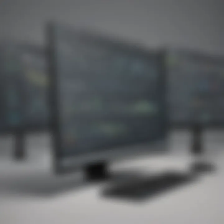 Visual representation of pricing models for software solutions