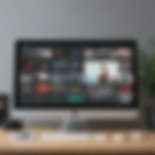 An overview of different video communication tools on a desktop screen