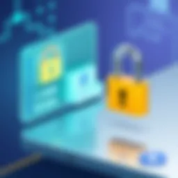 Visual representation of secure password storage