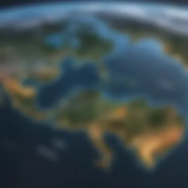 Map highlighting global reach and testing capabilities of BrowserStack