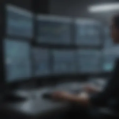 User interface of a leading network monitoring solution