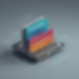 Visual representation of Contently CMS features