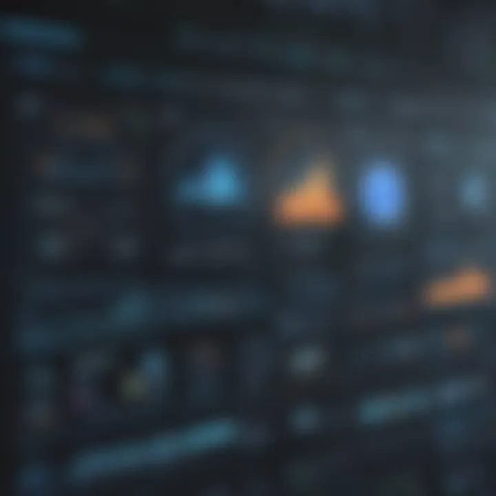 Future trends in dashboard technology depicted through innovative graphics