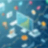 Visual representation of application performance metrics