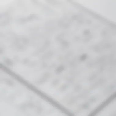 User interface of an alternative scheduling tool