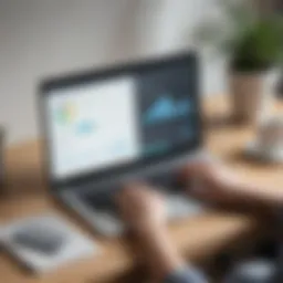 A digital dashboard showcasing Salesforce analytics for nonprofits