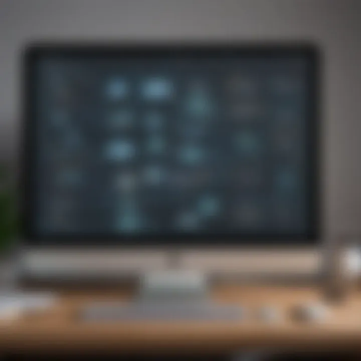 User interface of a popular flow chart software