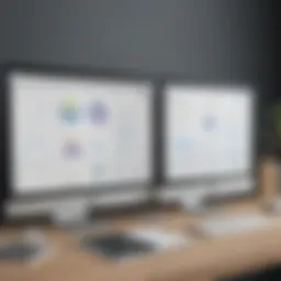 Visual representation of content analysis tools