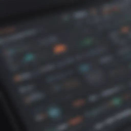 A sleek dashboard of a website builder showcasing HTML export options.