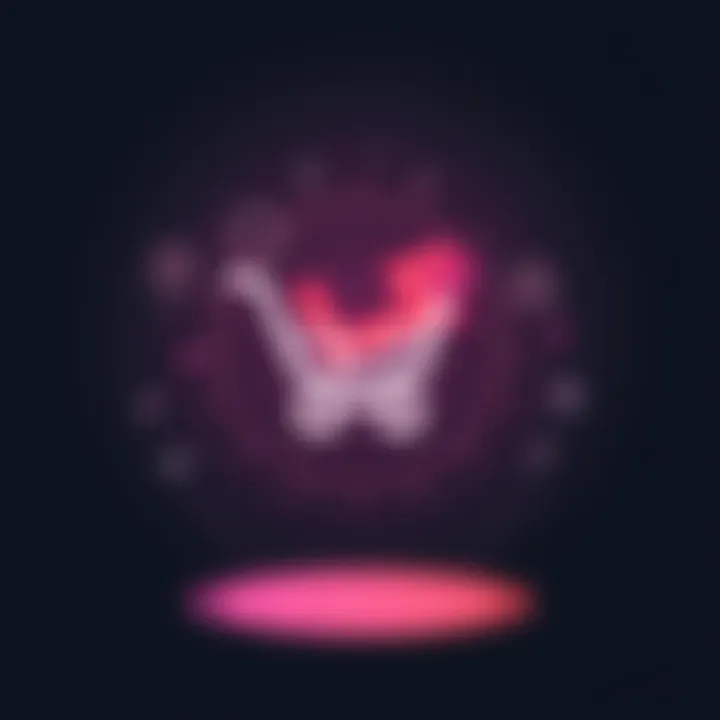 Laravel Framework and E-commerce Integration Laravel framework logo with e-commerce elements