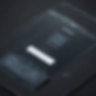 A visualization of the user interface highlighting the event registration process