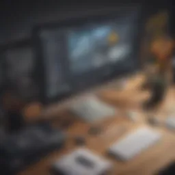 Overview of Procore's interface showcasing project management tools