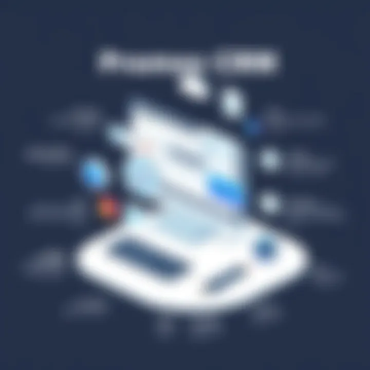 Infographic illustrating the advantages of using Promax CRM for businesses