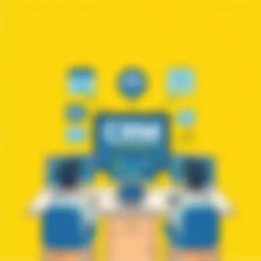 Visual representation of customer relationship management strategies integrated with Promax CRM