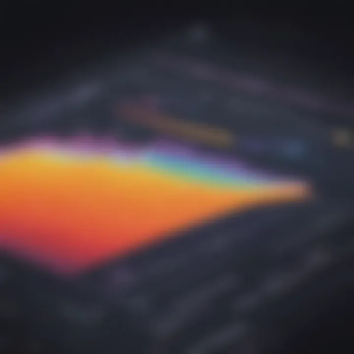 Graphical display of conversion rates before and after using heatmaps.